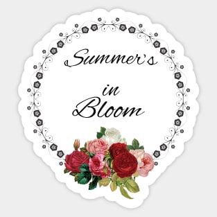 Summer's in Bloom Sticker